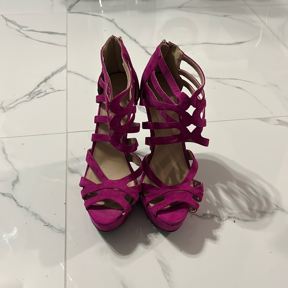 Brand: JustFab; Size: 11; Color: Pink